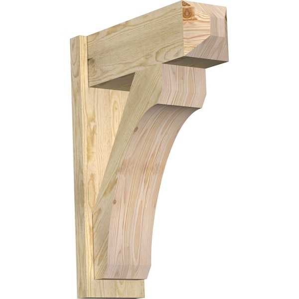 Ekena Millwork Legacy Craftsman Rough Sawn Outlooker, Douglas Fir, 8"W x 22"D x 30"H OUT08X22X30LEC04RDF - main